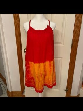 American Eagle Outfitters Red Orange Mini dress XS Halter